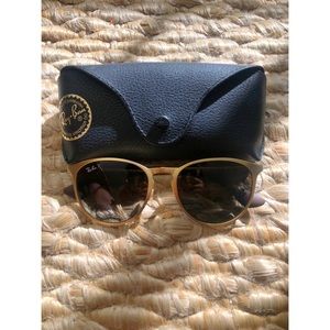 ✨RAY BAN ERIKA METAL SUNNIES (MATTE GOLD)
